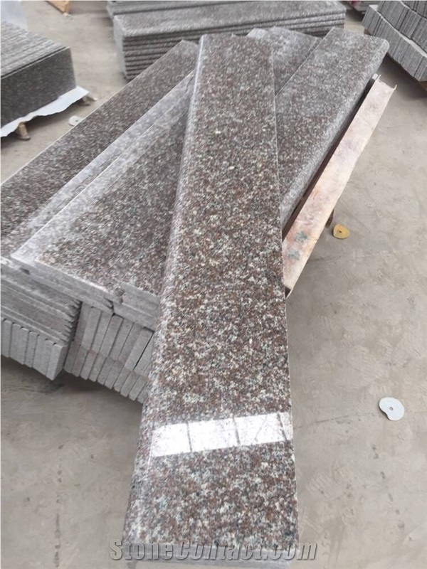 G664 Granite Stairs, Misty Brown Granite