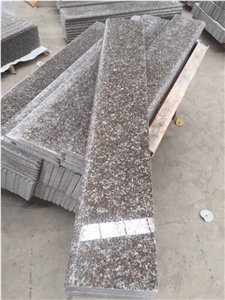 G664 Granite Stairs, Misty Brown Granite