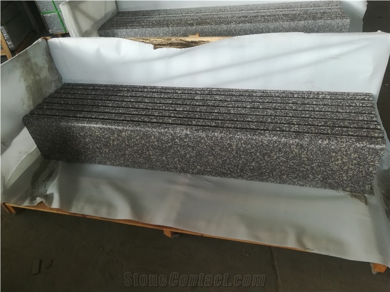 G664 Granite Stairs, Misty Brown Granite