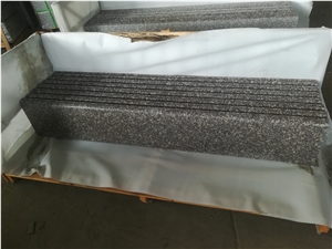 G664 Granite Stairs, Misty Brown Granite