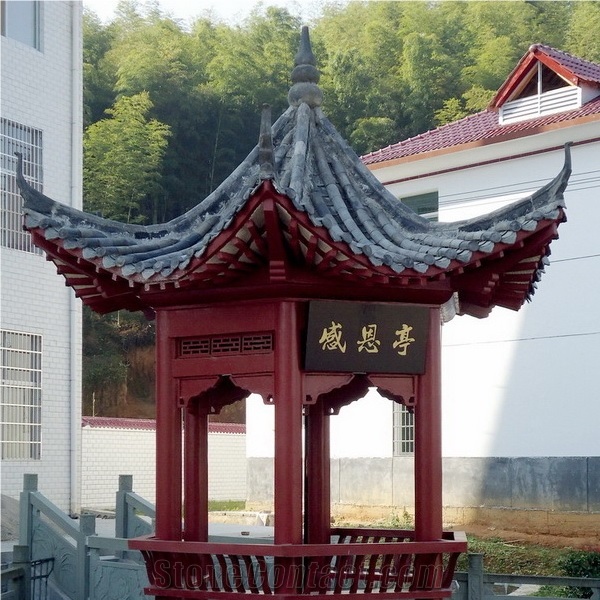 Japanese Style Clay Roof Tiles for Garden House