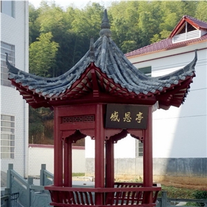 Japanese Style Clay Roof Tiles for Garden House