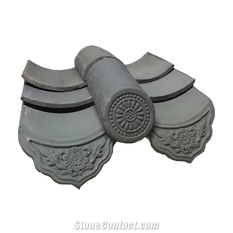 Japanese Style Clay Roof Tiles for Garden House