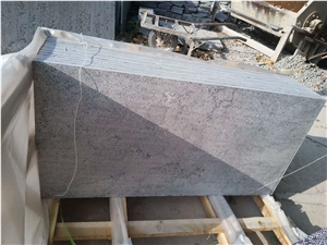 Flamed Slabs in Blue Limestone, Factory Sale