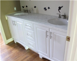 Carrara White Vanitytop Bathtop Carrara Countertop