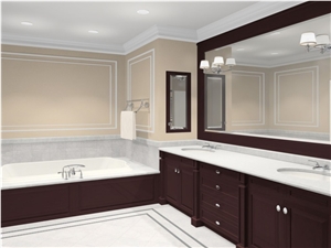 Carrara White Vanitytop Bathtop Carrara Countertop