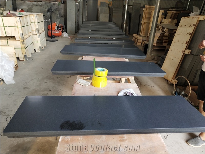 China Black Granite Fireplace Base