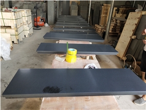 China Black Granite Fireplace Base