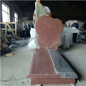 Ruby Red Granite Monument
