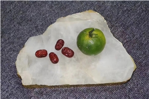 Agate Gemstone Plate Surface Table Plate Angle Edg