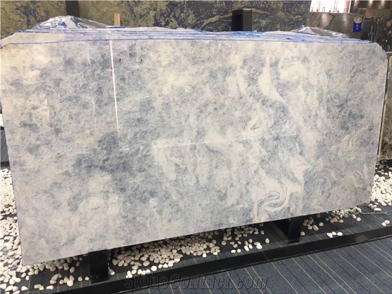 Azul Blue Crystal Marble Blue White Marble Slab