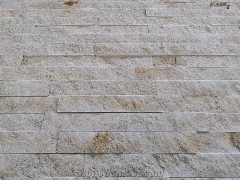 Beige Limestone Yellow Cladding Panel Ledge Cultur