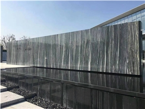 Black Granite Wall Cladding Water Fall Nero Wood