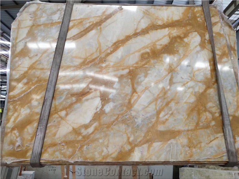 Giallo Siena Marble Slabs Golden Marble Yellow Slab