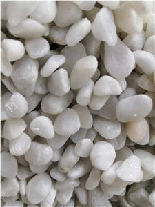 Snow White Crush Pebble Stone Crushed White Pebble