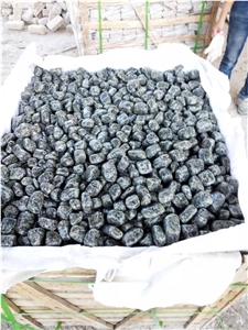 Tumbled Sunset Gold Granite Cobble Paver Light Gre