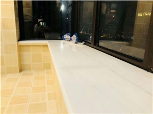 White Marble Window Sill Pure White Threshold Cast