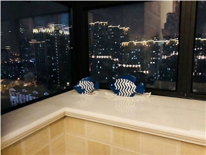 White Marble Window Sill Pure White Threshold Cast