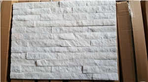 Pure White Quartzite Cultured Stone Veneer Filedstone