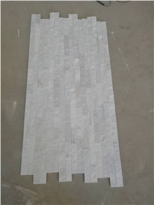 Pure White Quartzite Cultured Stone Veneer Filedstone
