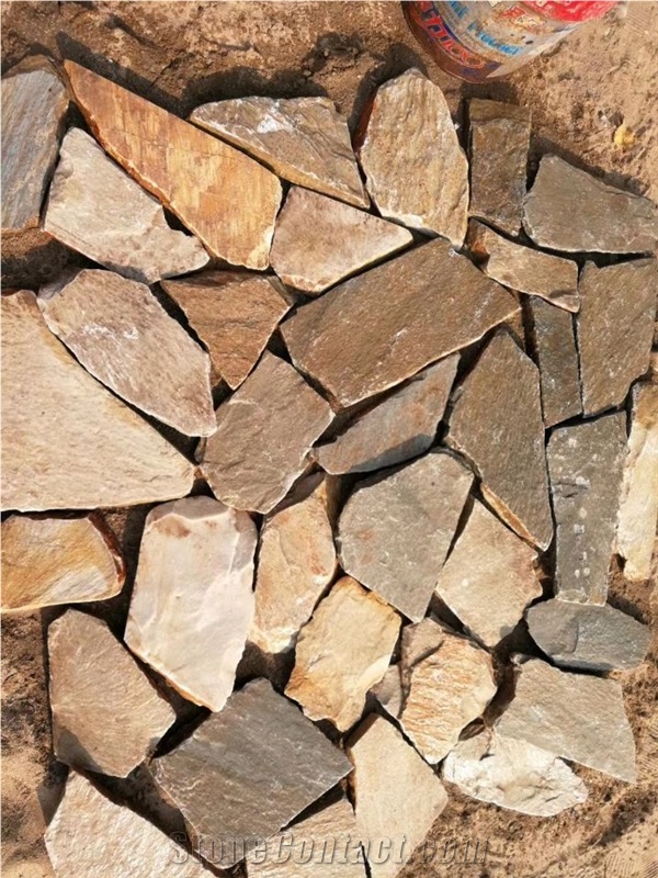 Rusty Slate Fieldstone Walla Cladding Ledge Decor