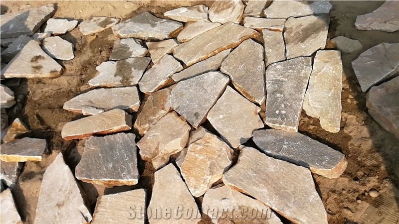 Rusty Slate Fieldstone Walla Cladding Ledge Decor
