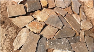 Rusty Slate Fieldstone Walla Cladding Ledge Decor