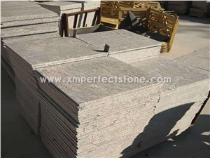 Gold Granite Steps Stair with Anti Slip Polished