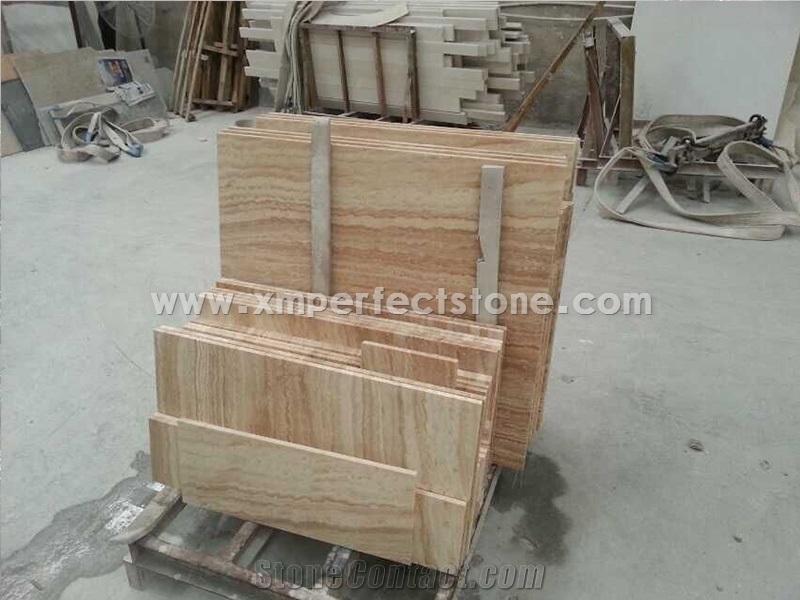 Travertine Slabs, Denizli Beige Travertine Tiles