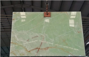 New Green Onyx for Home Decor & Book Match Pattern