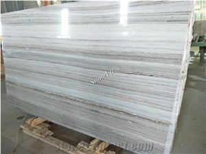 Wood Gray Marble China Crystal Vein White Tile&Slab