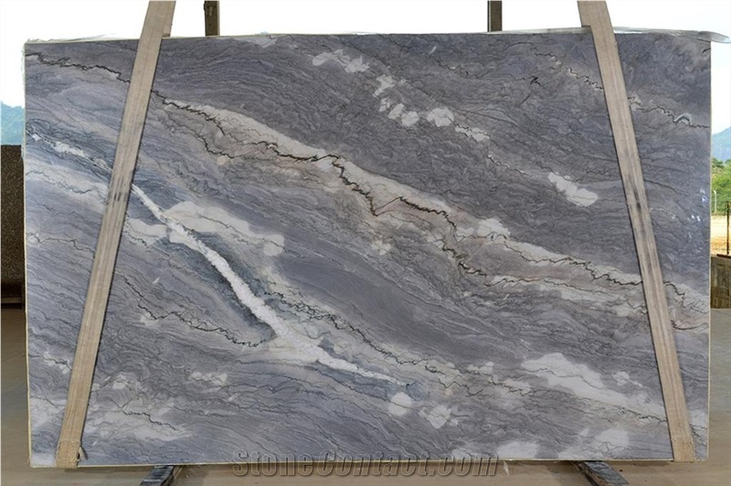 Nuvolato Azzurro Quartzite 3cm Slabs