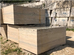 Travertino Striato Silver Blocks