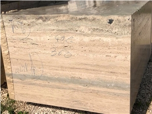 Travertino Striato Silver Blocks