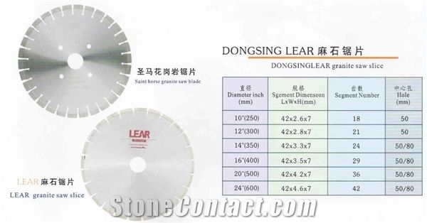 Granite Saw Slice