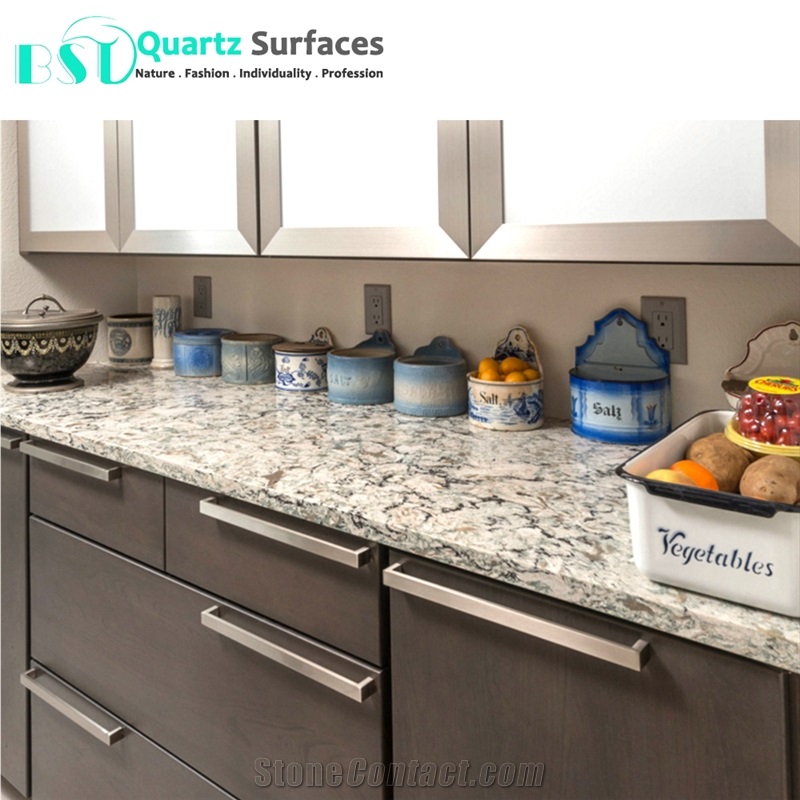 Gold Quartz Countertop More Dureble Than Granite