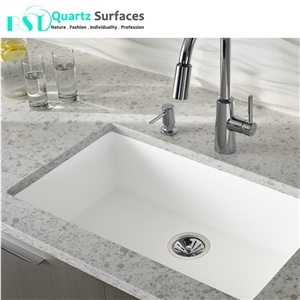Guangdong Snowfall Quartz Stone Kitchen Bench Top