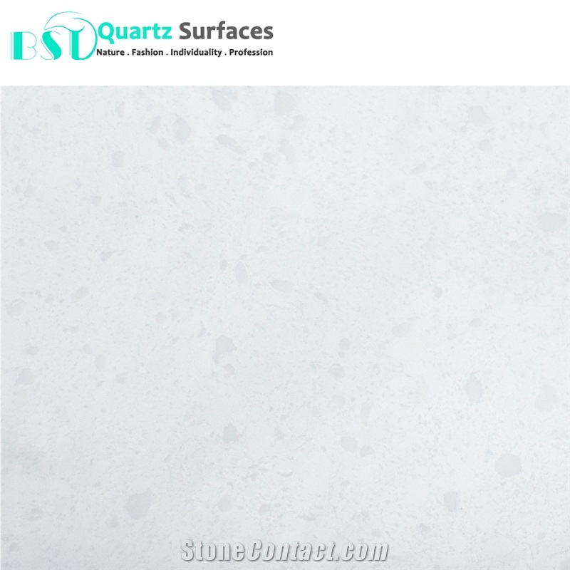Pink Veined Quartz Stone for Kitchen Countertop