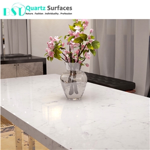 White Carrara Quartz Stone Island Top
