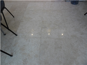 White Coral Stone Polished Floor Tiles