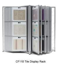 Combine Sets Swing Panel Ceramic Showroom Stand