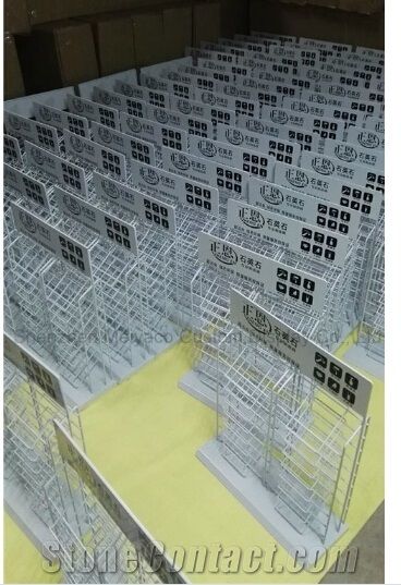 Desktop Quartz and Granite Stone Display Rack