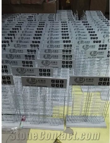 Desktop Quartz and Granite Stone Display Rack