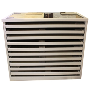 Marble and Granite Stone Drawer Display Cabinet