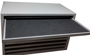 Marble and Granite Stone Drawer Display Cabinet