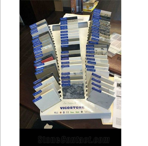 Metal Quartz Countertop Sample Display Rack