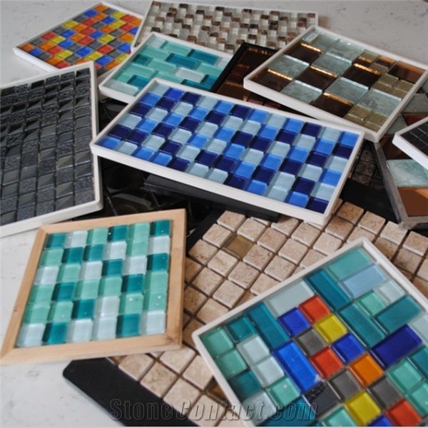 Mosaic Display Panel Plastic Tray Mosaic Stock