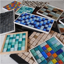 Mosaic Display Panel Plastic Tray Mosaic Stock