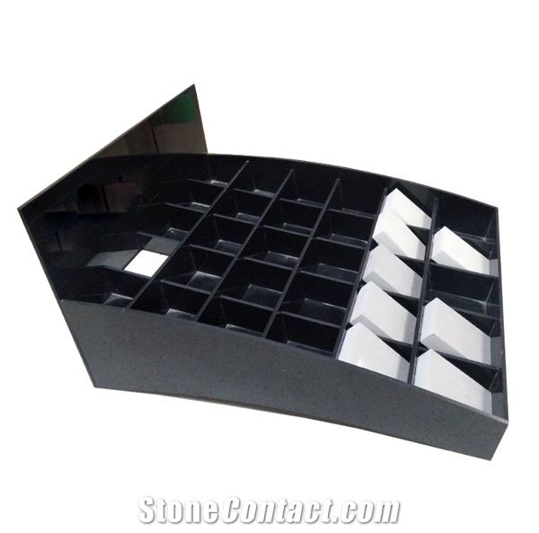 Quartz Countertop Desktop Surface Sample Display Case