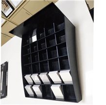 Quartz Countertop Desktop Surface Sample Display Case